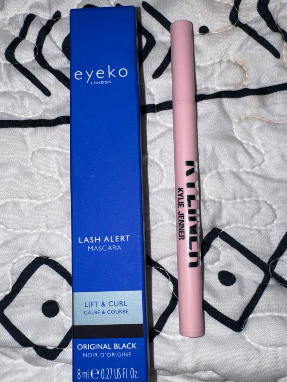 eyeko Lash Alert Mascara|Original Black + kyliner brush tip liquid eyeliner pen